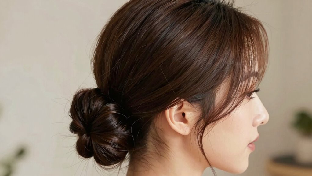 elegant soft polished hairstyle