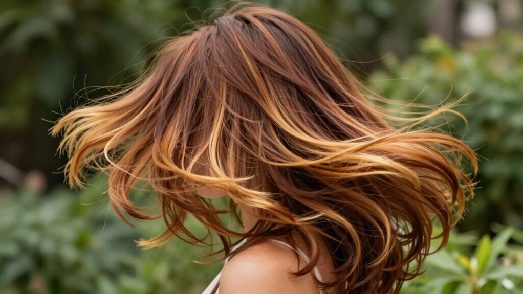 flexible flowing hair movement