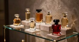 fragrance display enhances collection