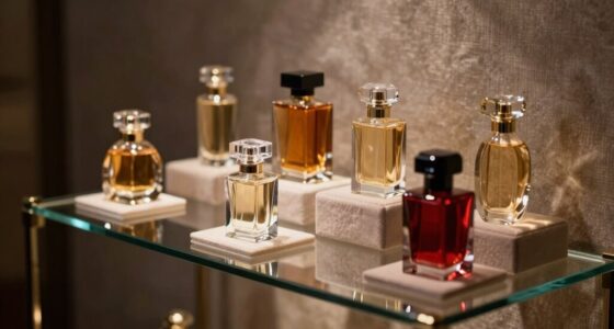 fragrance display enhances collection