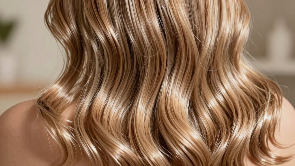 healthy scalp glossy hair