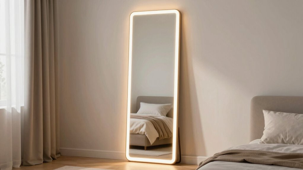 illuminated decorative mirrors