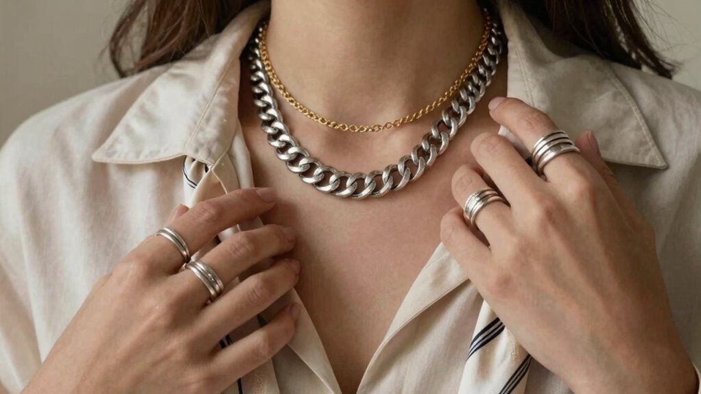 layered jewelry balance techniques