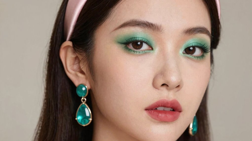 matching makeup with accessories