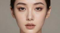 minimalist makeup appears elegant