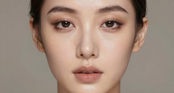 minimalist makeup appears elegant