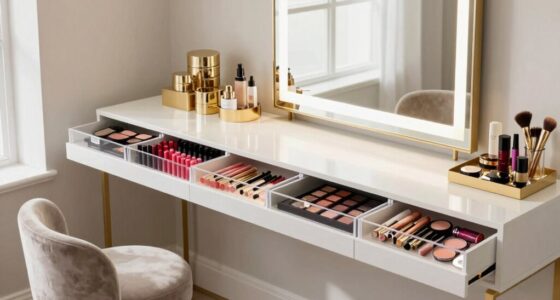 optimal makeup storage solutions