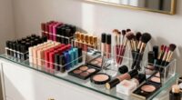 selective organized makeup collection