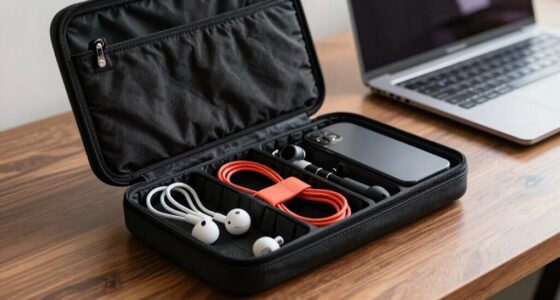 stylish portable tech storage