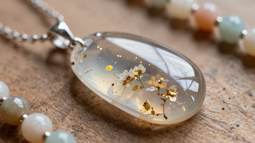 subtle customizable resin jewelry