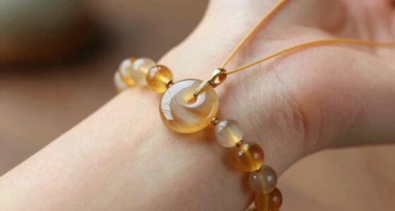 subtle yet vibrant jewelry