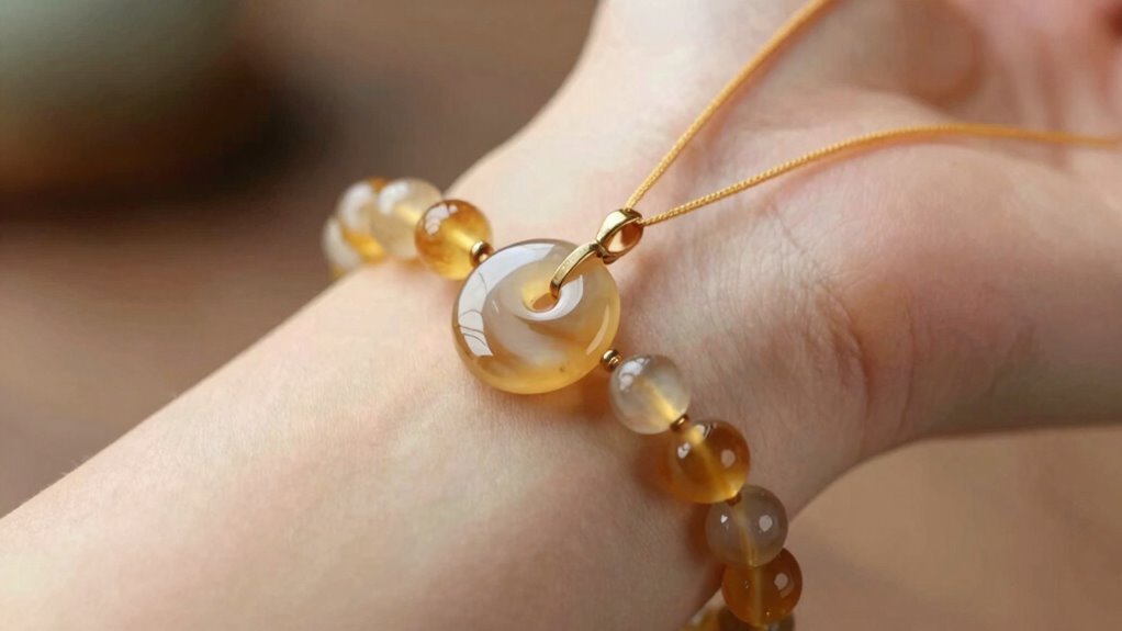 subtle yet vibrant jewelry