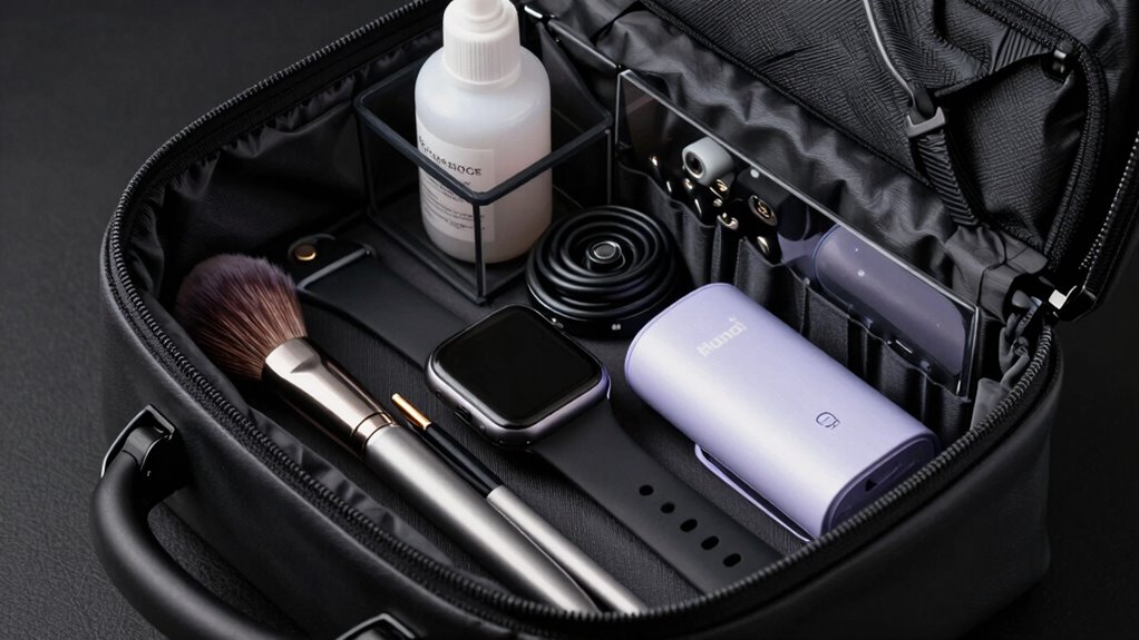 tech savvy organized makeup bags