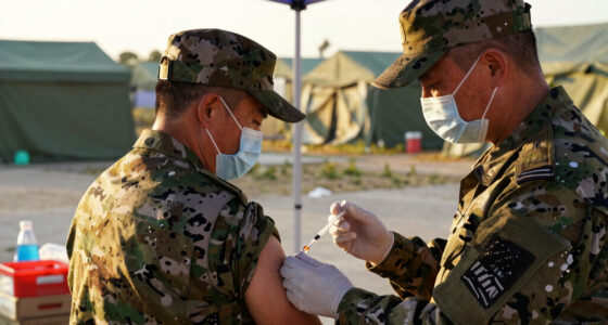 US military requires flu vaccine for some after outbreak in Texas training center