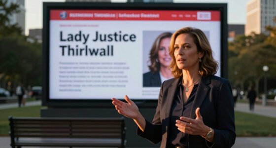 Lady Justice Thirwall Thirlwall Surges In Global Coverage