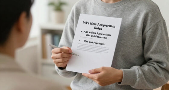 VA's New Antidepressant Rules; App Aids Schizophrenia; Diet And Depression