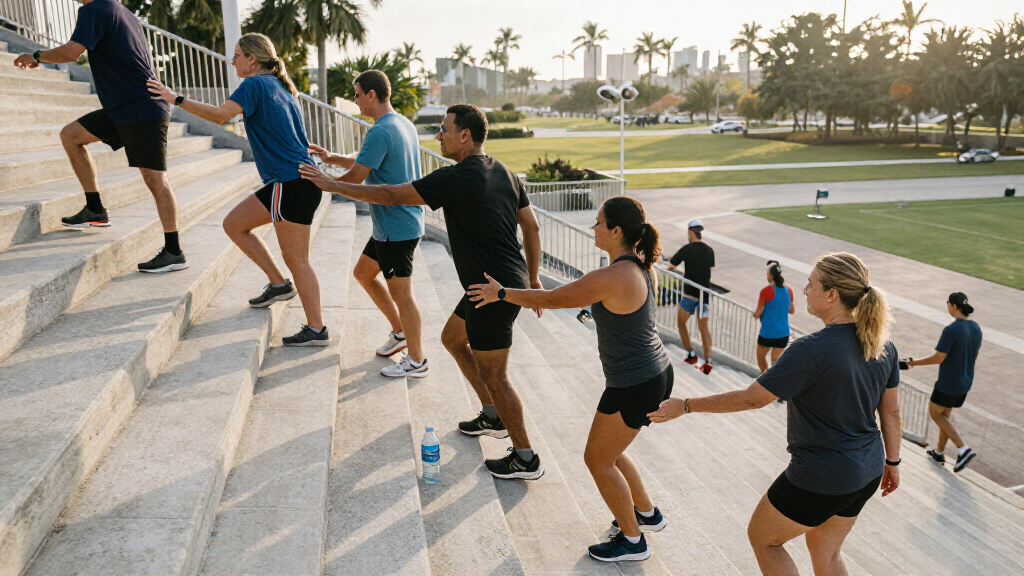 Viral Tampa Workout Friday Stairs Expands To New Cities Across US